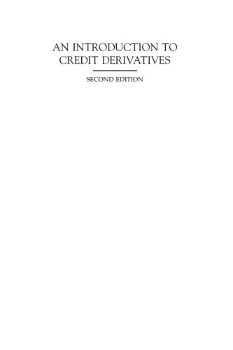 An Introduction to Credit Derivatives