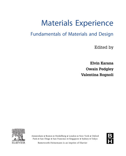 Materials Experience. Fundamentals of Materials and Design
