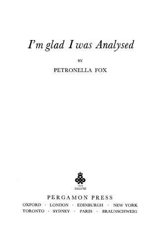 I'm Glad I Was Analysed