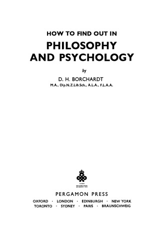 How to Find Out in Philosophy and Psychology