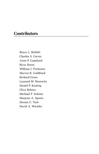 Advances in Cognitive–Behavioral Research and Therapy. Volume 2