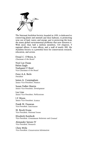 Audubon Wildlife Report 1988/1989