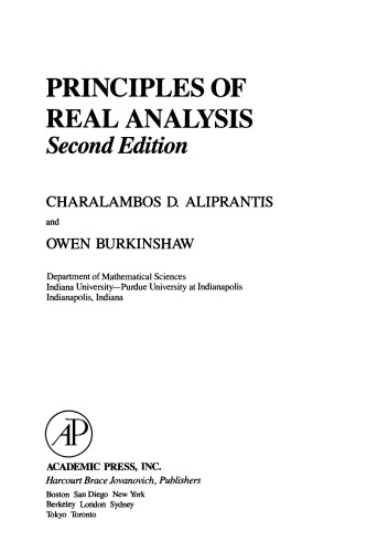 Principles of Real Analysis