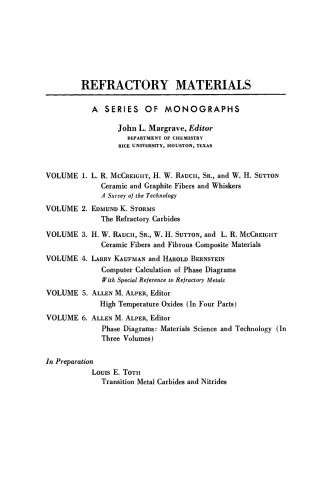 Phase Diagrams. Materials Science and Technology, Volume 2