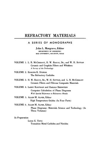 Phase Diagrams. Materials Science and Technology, Volume 3