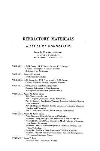 Phase Diagrams. Materials Science and Technology
