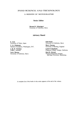 New Protein Foods. Seed Storage Proteins