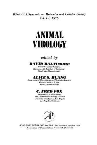Animal Virology