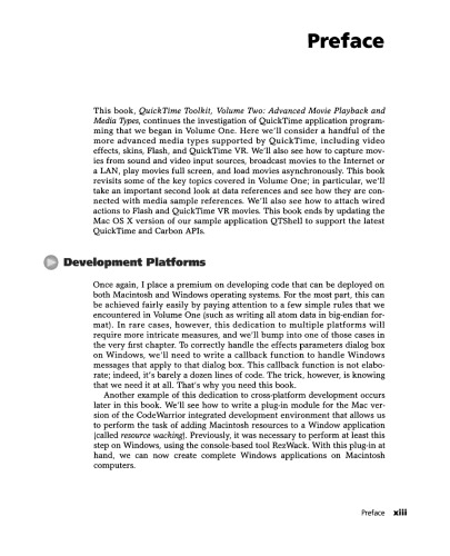 Quick: Time Toolkit. Advanced Movie Playback and Media Types
