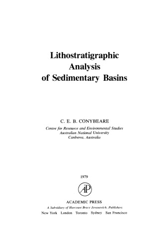 Lithostratigraphic Analysis of Sedimentary Basins