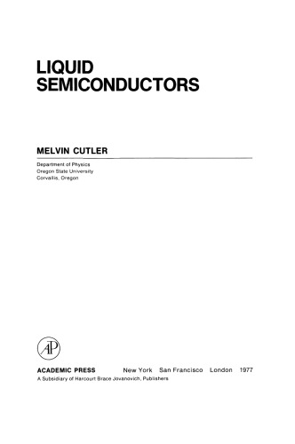 Liquid Semiconductors