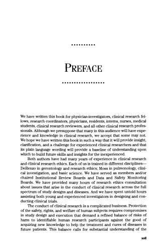 Writing Clinical Research Protocols. Ethical Considerations