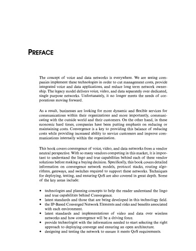 Voice, Video, and Data Network Convergence. Architecture and Design, From Vo: IP to Wireless