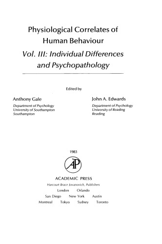 Individual Differences and Psychopathology