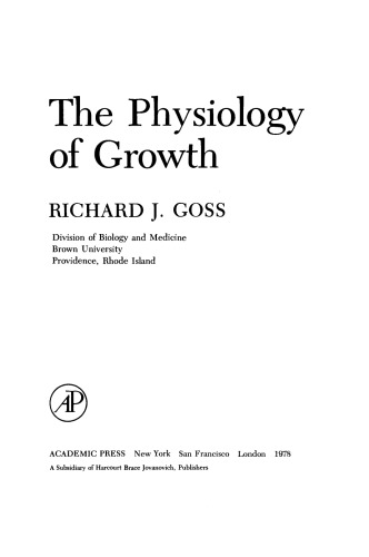 The Physiology of Growth