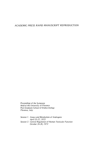 The Endocrine Function of the Human Testis