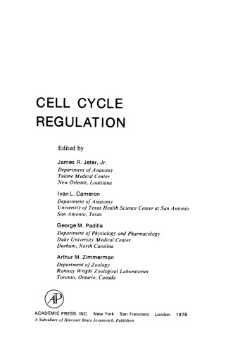 Cell Cycle Regulation