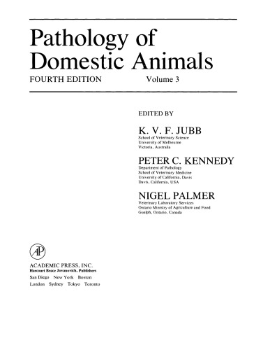 Pathology of Domestic Animals