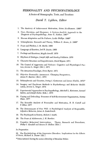 Cognitive-Behavioral Interventions. Theory, Research, and Procedures