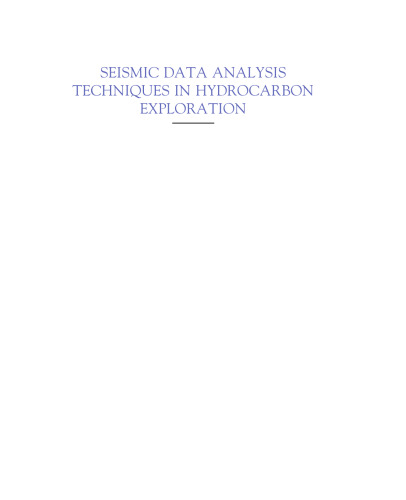 Seismic Data Analysis Techniques in Hydrocarbon Exploration