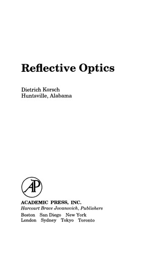 Reflective Optics