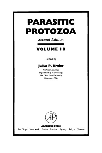 Parasitic Protozoa. Volume 10