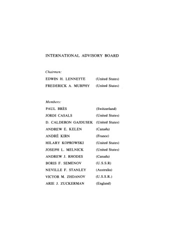 Human and Related Viruses