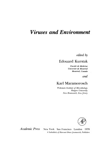 Viruses and Environment