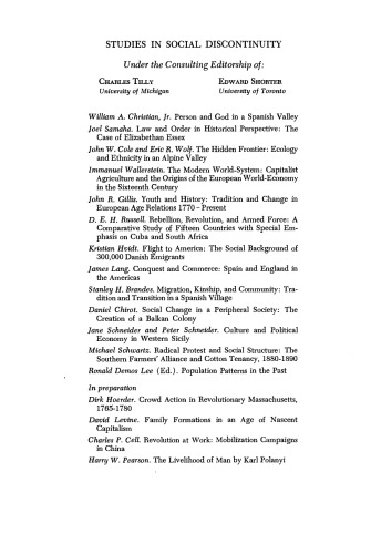 Population Patterns in the Past