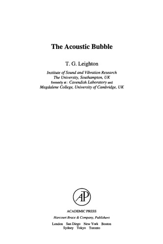 The Acoustic Bubble