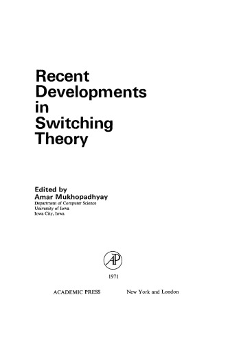 Recent Developments in Switching Theory