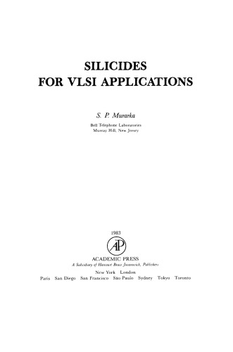 Silicides for Vlsi Applications