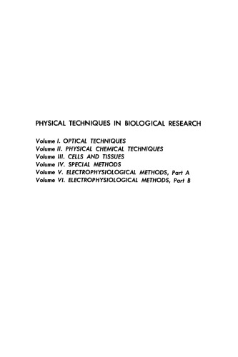 Electrophysiological Methods. Physical Techniques in Biological Research