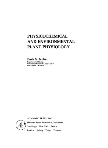 Physicochemical and Plant Physiology
