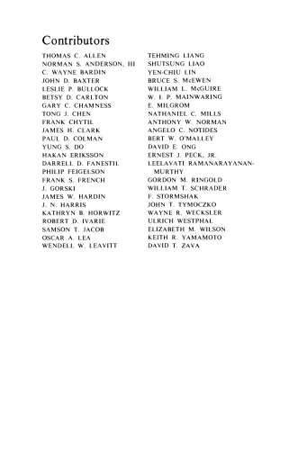 Receptors and Hormone Action. Volume II