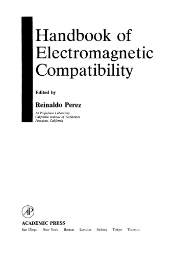 Handbook of Electromagnetic Compatibility