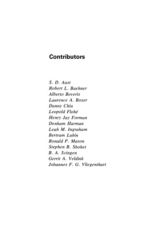 Free Radicals in Biology