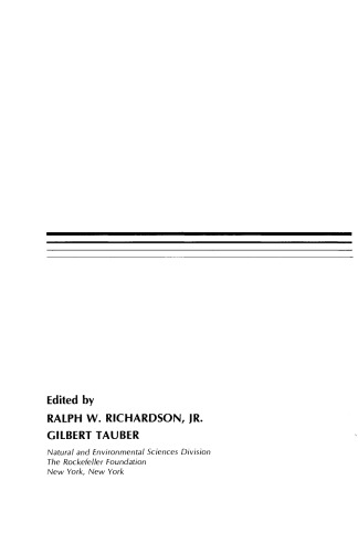 The Hudson River Basin. Environmental Problems and Institutional Response