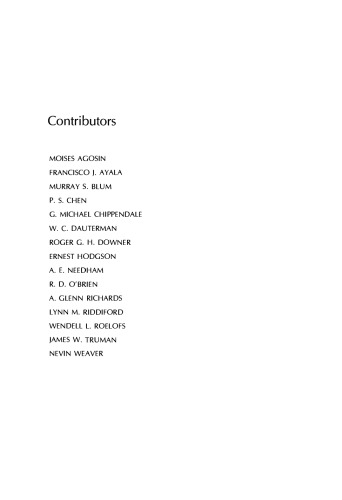 Biochemistry of Insects