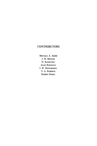 Foundations of Mathematical Biology. Supercellular Systems