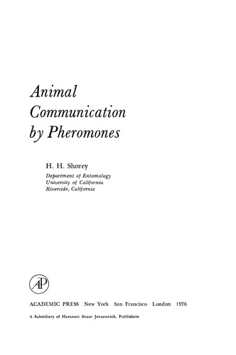 Animal Communication by Pheromones