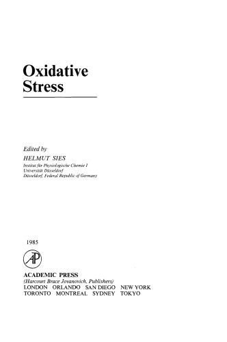 Oxidative Stress