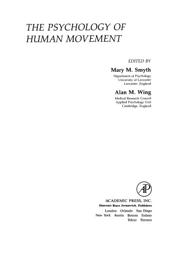 Psychology of Human Movement