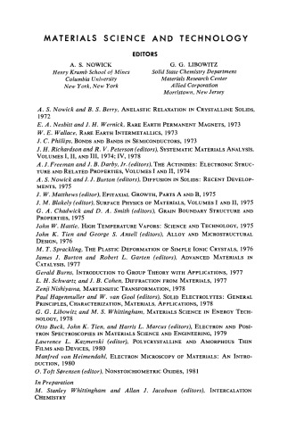 Nonstoichiometric Oxides