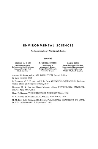 Air Pollution and its Effects. Air Pollution