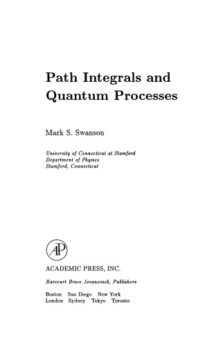 Path Integrals and Quantum Processes