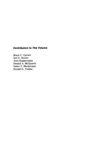 Theoretical Chemistry. Theory of Scattering: Papers in Honor of Henry Eyring