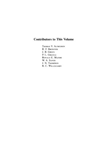 Trace Analysis. Volume 2