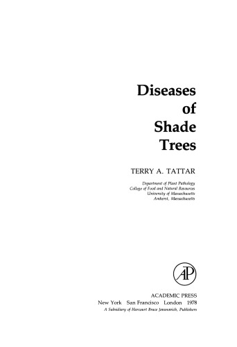 Diseases of Shade Trees