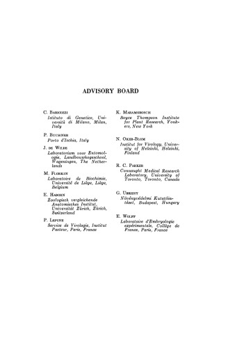 Invertebrate Tissue Culture. Volume II